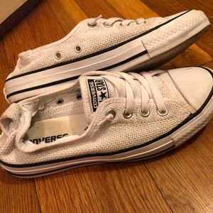 White Mesh Converse